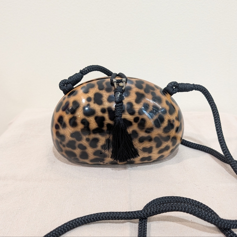 Timmy Woods Acacia Leopard Print Handbag